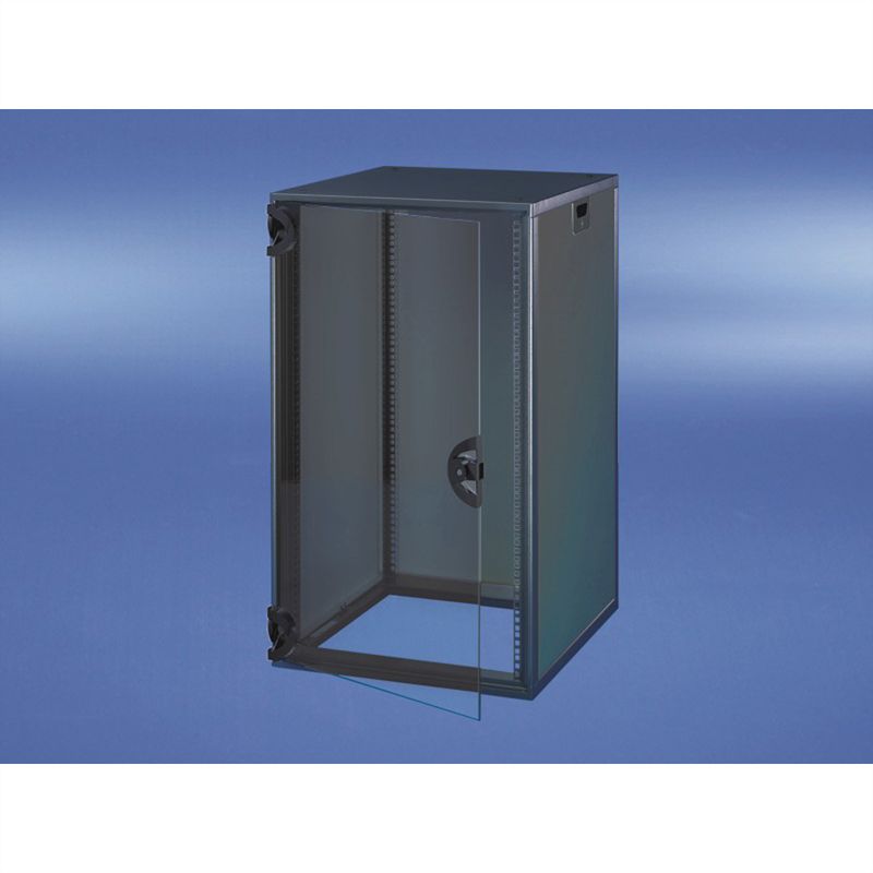 SCHROFF 19"-Schrank, mit Rauchglastür und Rückwand - NOVASTAR 16HE 553B 600T 7021
