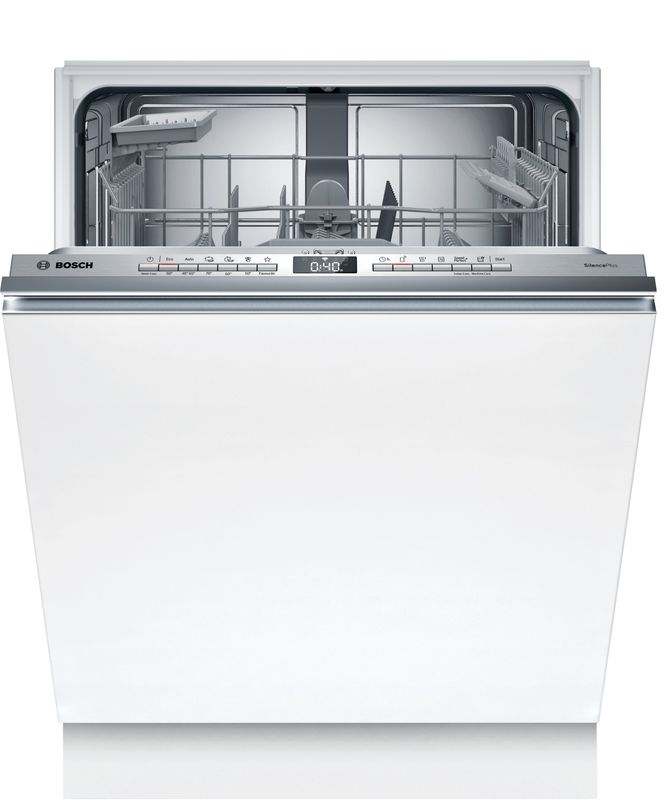 Bosch Serie 4, Vollintegrierter Geschirrspüler, 60 cm, VarioScharnier für besondere Einbausituationen, SMH4EAX28E, ID SMH4EAX28E