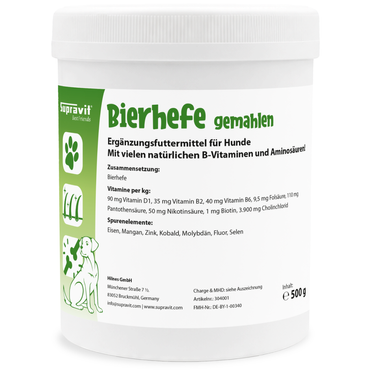 Supravit Bierhefe gemahlen Hund