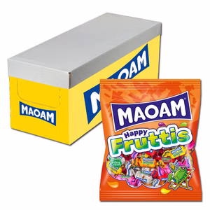 Haribo Maoam Happy Fruttis 175g, Kaubonbon, 30 Beutel Haribo Maoam Happy Fruttis 175g, Kaubonbon, 30 Beutel Bild 1