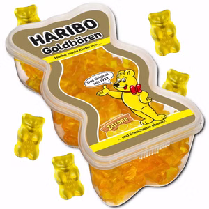 Haribo Goldbären Zitrone, Fruchtgummi, 450g Dose Haribo Goldbären Zitrone, Fruchtgummi, 450g Dose Bild 1