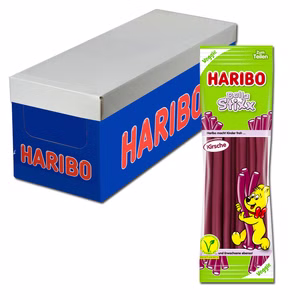Haribo Balla Stixx Kirsch 200g, Fruchtgummi, 15 Beutel Haribo Balla Stixx Kirsch 200g, Fruchtgummi, 15 Beutel Bild 1
