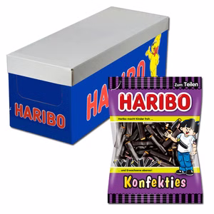 Haribo Konfekties, Lakritz-Konfekt, 20 Beutel je 160g Haribo Konfekties, Lakritz-Konfekt, 20 Beutel je 160g Bild 1