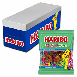 Haribo Bärchen-Pärchen, Fruchtgummi, 19 Beutel je 160g Haribo Bärchen-Pärchen, Fruchtgummi, 19 Beutel je 160g Bild 1