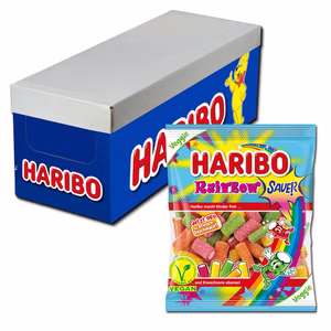 Haribo Rainbow sauer, Fruchtgummi, 22 Beutel je 160g Haribo Rainbow sauer, Fruchtgummi, 22 Beutel je 160g Bild 1