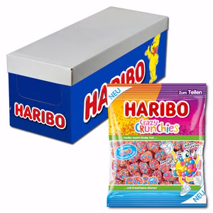 Haribo Crazy Crunchies, Fruchtgummi, 21 Beutel je 160g Haribo Crazy Crunchies, Fruchtgummi, 21 Beutel je 160g Bild 1