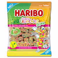 Haribo Crazy Crunchies Stixx, Fruchtgummi, 18 Beutel je 160g Haribo Crazy Crunchies Stixx, Fruchtgummi, 18 Beutel je 160g Bild 2