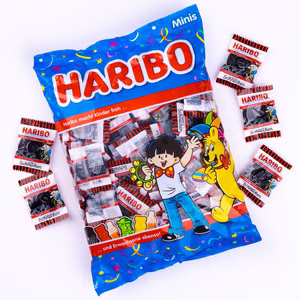 Haribo Lakritz-Schnecken ca. 100 Minibtl im Polybeutel Haribo Lakritz-Schnecken ca. 100 Minibtl im Polybeutel Bild 1