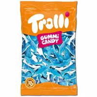 Trolli Haifisch, Fruchtgummi, Schaumzucker, 1 kg Beutel Trolli Haifisch, Fruchtgummi, Schaumzucker, 1 kg Beutel Bild 1