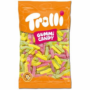 Trolli Saure Stäbchen, Fruchtgummi, 1 kg Beutel Bild 1