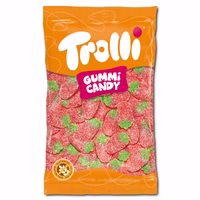 Trolli Sour Strawbies, Fruchtgummi, 1 kg Beutel Trolli Sour Strawbies, Fruchtgummi, 1 kg Beutel Bild 1