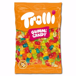 Trolli Gummibärchen, Fruchtgummi, 1 kg Beutel Bild 1