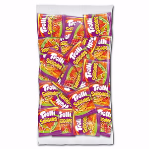 Trolli The Squiggles, Fruchtgummi, Minibeutel, 100 Stück Trolli The Squiggles, Fruchtgummi, Minibeutel, 100 Stück Bild 1