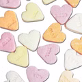 Glücksherzchen mit Traubenzucker 1kg, Bonbon Glücksherzchen mit Traubenzucker 1kg, Bonbon Bild 1