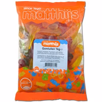 Matthijs Gomlullen, Fruchtgummi Penis, 1 kg Beutel Matthijs Gomlullen, Fruchtgummi Penis, 1 kg Beutel Bild 1