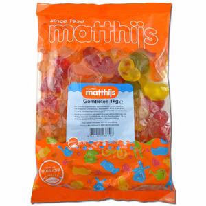 Matthijs Gomtieten, Fruchtgummi Brüste, 1 kg Beutel Bild 1