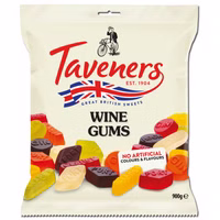 Taveners Winegums, Englisches Weingummi, Fruchtgummi, 900g Beutel Taveners Winegums, Englisches Weingummi, Fruchtgummi, 900g Beutel Bild 1