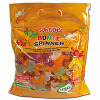 Suntjens Fruchtgummi Spinnen 100 Stück Suntjens Fruchtgummi Spinnen 100 Stück Bild 1
