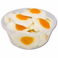 Riesen-Fruchtgummi Spiegeleier ca. 25 Stück Riesen-Fruchtgummi Spiegeleier ca. 25 Stück Bild 1