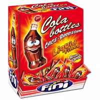Fini Cola Flaschen, Bottles, Kaugummi, Bubble Gum, 200 Stück Fini Cola Flaschen, Bottles, Kaugummi, Bubble Gum, 200 Stück Bild 1