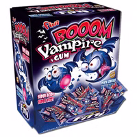 Fini Booom Vampire Lutschbonbon färbend mit Kaugummi 200 Stk Fini Booom Vampire Lutschbonbon färbend mit Kaugummi 200 Stk Bild 1