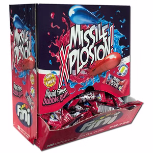 Fini Missile Xplosion, Kaugummi, 200 Stück je 5g Bild 1