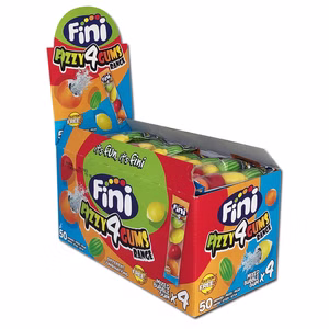 Fini Fruit Mix 4er Multipack, Kaugummi, 50 Stück je 20g Bild 1