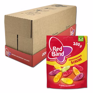 Red Band Fruchtgummi Schuhe 11 Beutel je 200g Red Band Fruchtgummi Schuhe 11 Beutel je 200g Bild 1