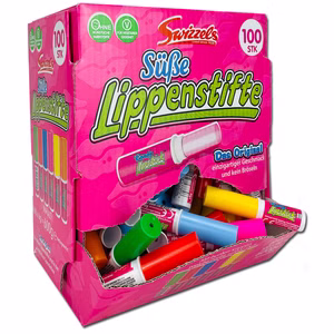Candy Lipstick, Süßwaren Lippenstift, 100 Stück Bild 1