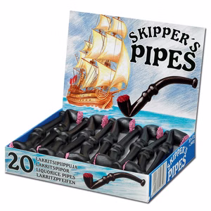Skippers Pipes, Lakritz Pfeifen, 20 Stück Bild 1