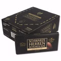 Schwarze Herren Schokolade 20 Tafeln je 100g Schwarze Herren Schokolade 20 Tafeln je 100g Bild 1