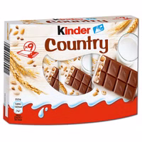 Ferrero Kinder Country 9 Riegel, Schokolade Ferrero Kinder Country 9 Riegel, Schokolade Bild 1