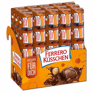 Ferrero Küsschen 5er, Praline, Schokolade, 15 Riegel Ferrero Küsschen 5er, Praline, Schokolade, 15 Riegel Bild 1