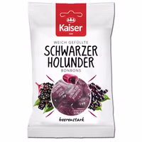 Kaiser Schwarzer Holunder, Bonbons, 18 Beutel je 90g Kaiser Schwarzer Holunder, Bonbons, 18 Beutel je 90g Bild 2