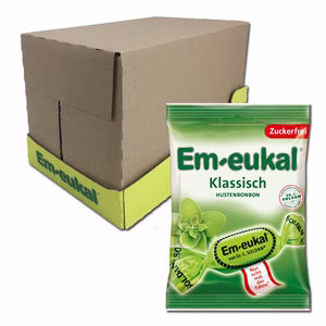 Em-eukal Klassisch zuckerfrei 75g, Hustenbonbon, 20 Beutel Em-eukal Klassisch zuckerfrei 75g, Hustenbonbon, 20 Beutel Bild 1