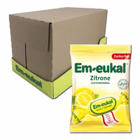 Em-eukal Zitrone zuckerfrei 75g, Hustenbonbon, 20 Beutel Em-eukal Zitrone zuckerfrei 75g, Hustenbonbon, 20 Beutel Bild 1