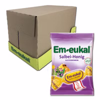 Em-eukal Salbei-Honig Bonbons 75g, Hustenbonbon, 20 Beutel Em-eukal Salbei-Honig Bonbons 75g, Hustenbonbon, 20 Beutel Bild 1