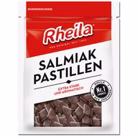 Rheila Salmiak Pastillen 90g, Lakritz, 20 Beutel Rheila Salmiak Pastillen 90g, Lakritz, 20 Beutel Bild 2