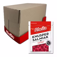 Rheila Knusper Salmiak 90g, Lakritz-Bonbon, 20 Beutel Rheila Knusper Salmiak 90g, Lakritz-Bonbon, 20 Beutel Bild 1