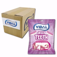Vidal Jelly Teeth, Fruchtgummi, 14 Beutel je 90g Vidal Jelly Teeth, Fruchtgummi, 14 Beutel je 90g Bild 1