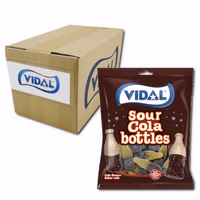 Vidal Colaflaschen sauer, Fruchtgummi, 14 Beutel je 90g Vidal Colaflaschen sauer, Fruchtgummi, 14 Beutel je 90g Bild 1