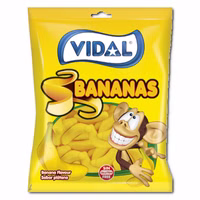 Vidal Bananas, Fruchtgummi, 14 Beutel je 90g Vidal Bananas, Fruchtgummi, 14 Beutel je 90g Bild 2
