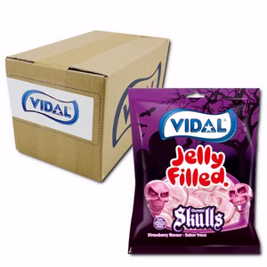 Vidal Filled Skulls, Fruchtgummi, 14 Beutel je 90g Vidal Filled Skulls, Fruchtgummi, 14 Beutel je 90g Bild 1