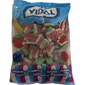 Vidal Wassermelone Fruchtgummi 1kg Beutel Vidal Wassermelone Fruchtgummi 1kg Beutel Bild 1