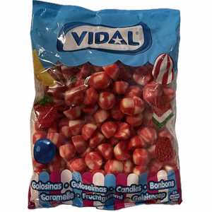 Vidal Erdbeeren Sahne Twist Fruchtgummi 1kg Beutel Vidal Erdbeeren Sahne Twist Fruchtgummi 1kg Beutel Bild 1