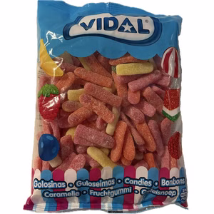 Vidal Finger sauer Fruchtgummi 1kg Beutel Vidal Finger sauer Fruchtgummi 1kg Beutel Bild 1