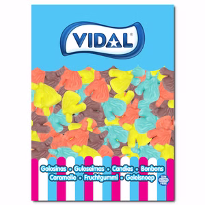Vidal Einhorn Fruchtgummi 1kg Beutel Bild 1