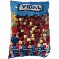 Vidal Knochen Fruchtgummi 1kg Beutel Vidal Knochen Fruchtgummi 1kg Beutel Bild 1