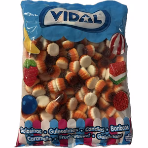 Vidal Creme Caramel Fruchtgummi 1kg Beutel Vidal Creme Caramel Fruchtgummi 1kg Beutel Bild 1