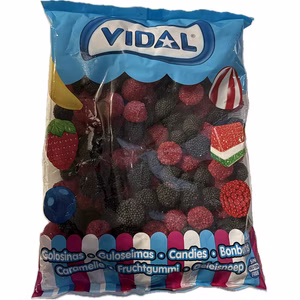Vidal Himbeeren Bolitos Fruchtgummi 1kg Beutel Vidal Himbeeren Bolitos Fruchtgummi 1kg Beutel Bild 1